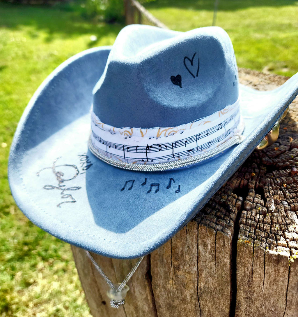 Speak Now Light Blue Hat