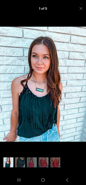 Fringe Tank Top