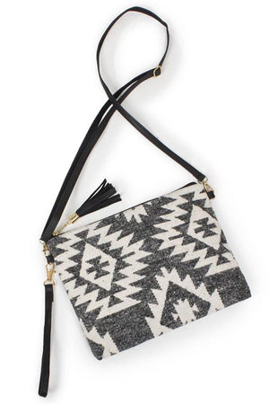 Western Print Crossbody Bag