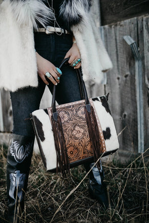 The Clementine Cowhide Bag