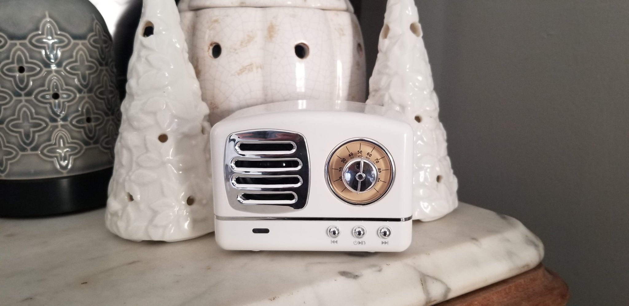 Mini Vintage Radio Inspired Bluetooth Speaker