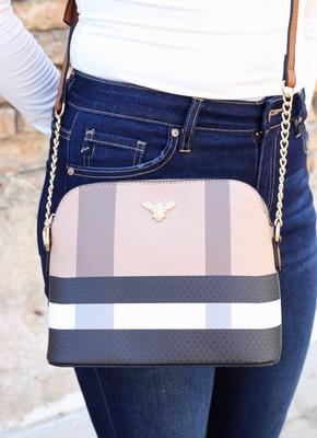 Gladstone Plaid and Bee Crossbody with Wallet – The Vintage Aviary Boutique